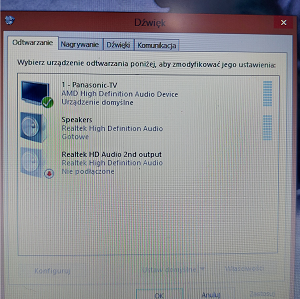 Konfiguracja dźwięku w Windows