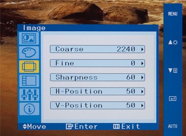 Regulacja monitora - OSD