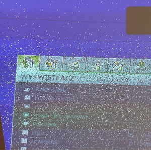 Uszkodzony projektor multimedialny