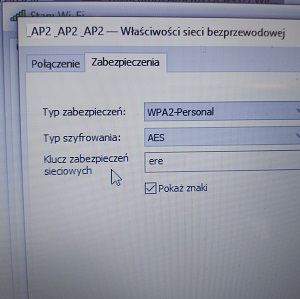 Ustawienie sieci WIFI