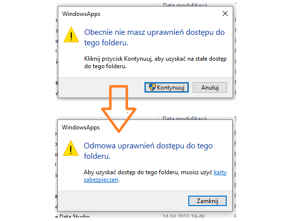 Windows uprawnienia dostępu