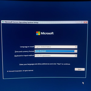 Windows Server - instalacja