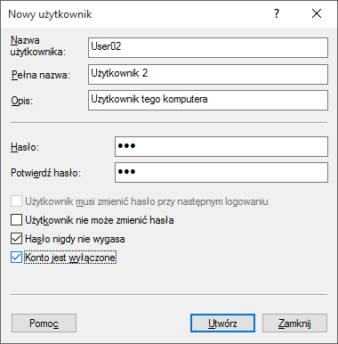 Windows 8. Tworzenie użytkownika.