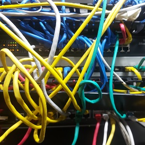 Serwerownia - okablowanie