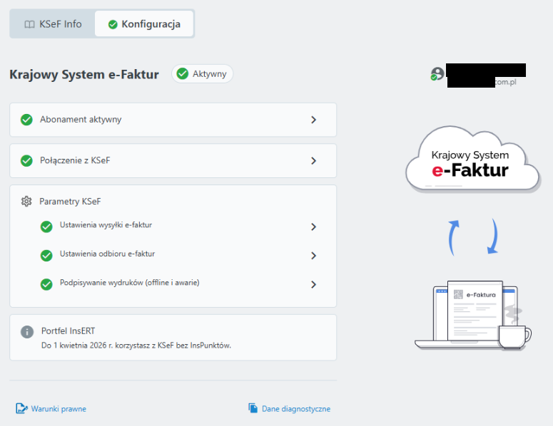 Konfiguracja KSEF w oprogramowaniu INSERT