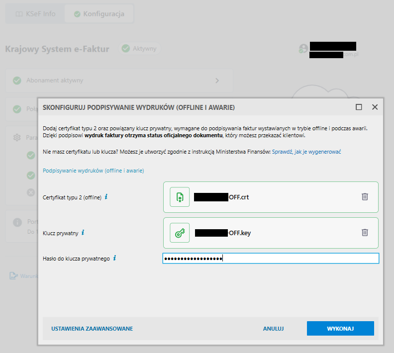 Instalacja certyfikatów w Subiekt nexo