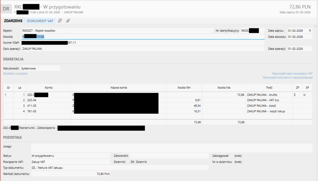 Dekretacja faktur KSeF w oprogramowaniu Rewizor nexo